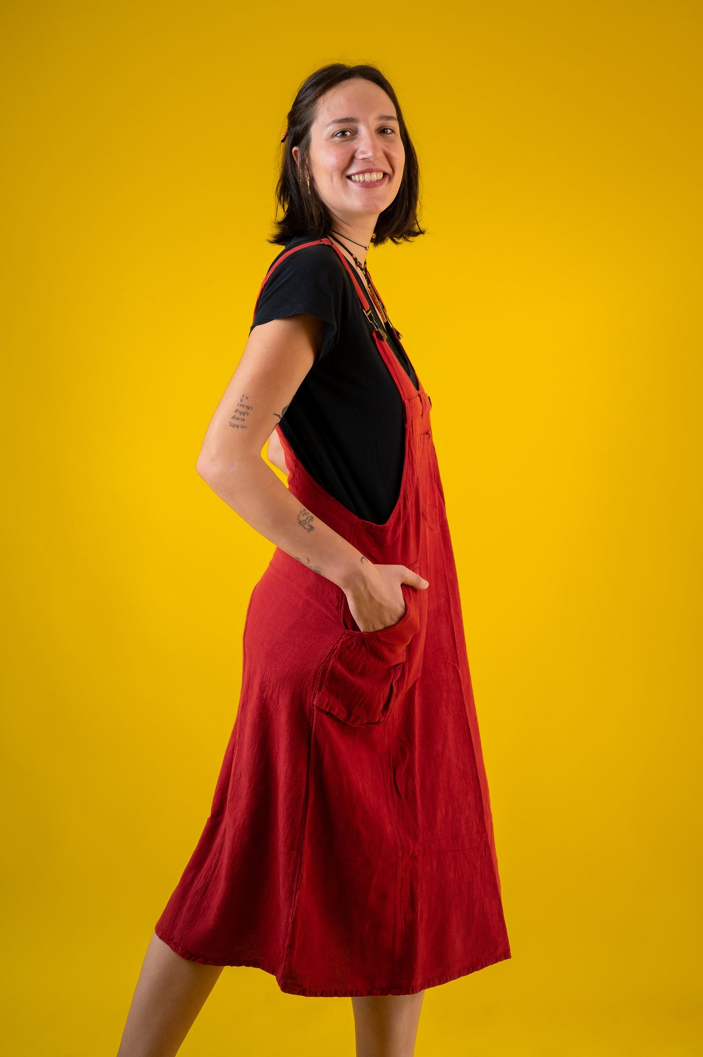 100% Cotton | Dungaree | Length Adjustable | Ethical Hippie | Jumpsuites | Overall | Made In Nepal