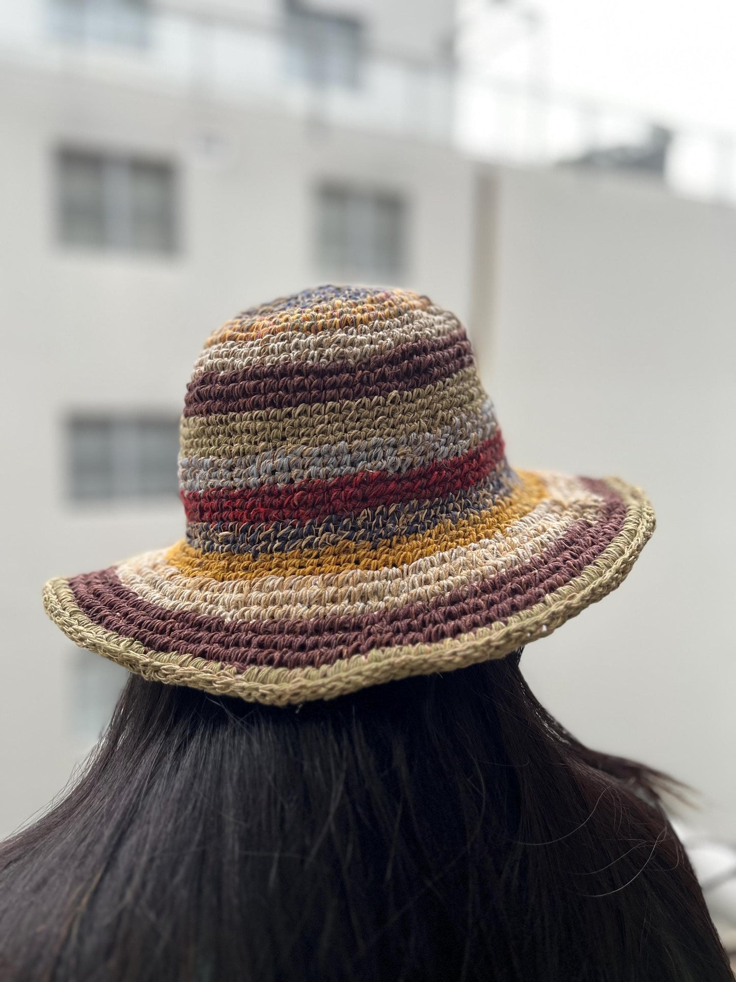 Hemp | 100% Cotton | Sustainable | Natural | Unisex | Sun | Beach | Outdoor | Hat | Handmade | Ethically | Knitted | Nepal
