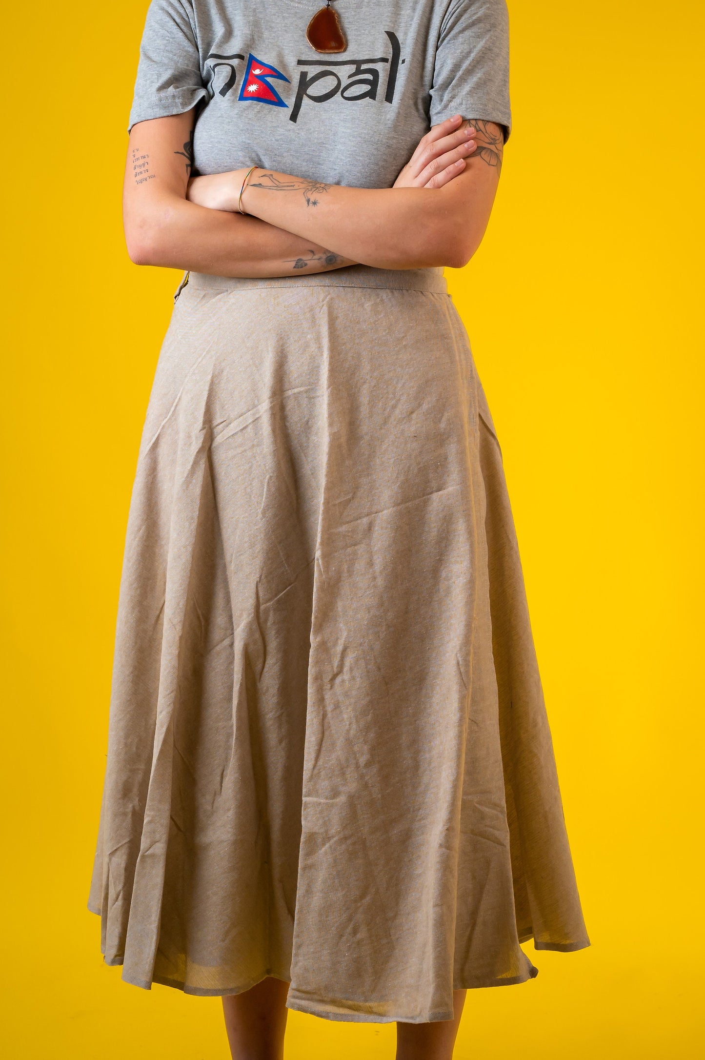 100% Cotton | Beach | Summer | Light | Long | 3/4 |  High Waists | Wrapper | Wrap Skirt | Made In Nepal